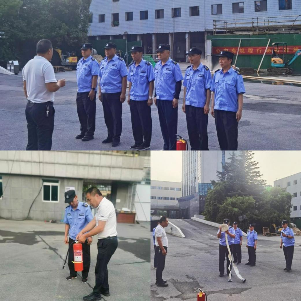 逐梦国际文创集团旗下安徽老广电355创新中心项目开展安保人员消防安全专项培训